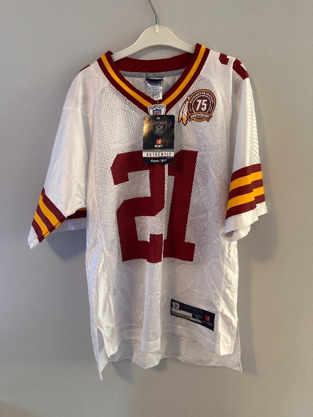Sean Taylor #21 Washington 2007 75th Anniversary Reebok Jersey NWT Size S